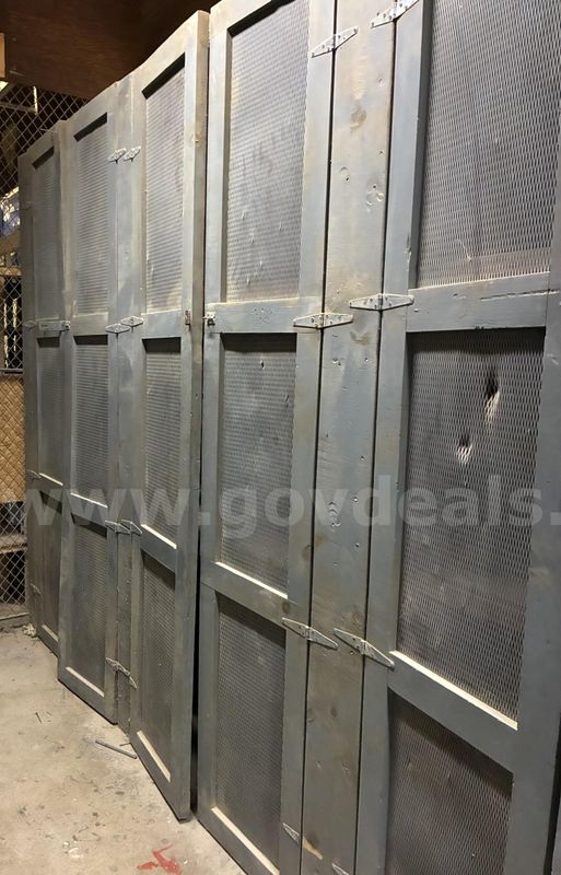 Wooden Doors with Metal Inserts - Room 409