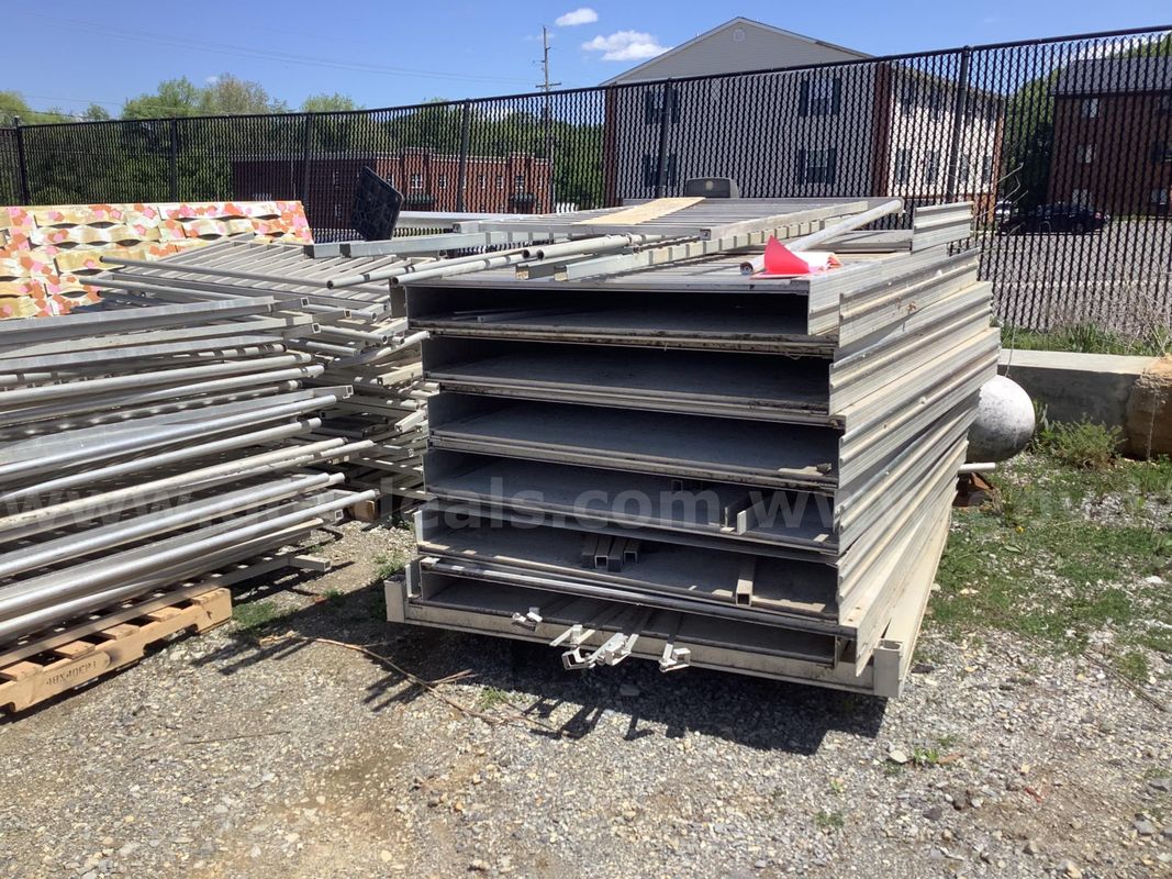 3 Pallets of Aluminum Ramp