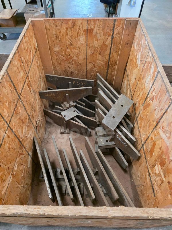 Lot of 8 Scraper Tooth, sweep tooth, 10 tooth, out rabble, 11 tooth, in rabble