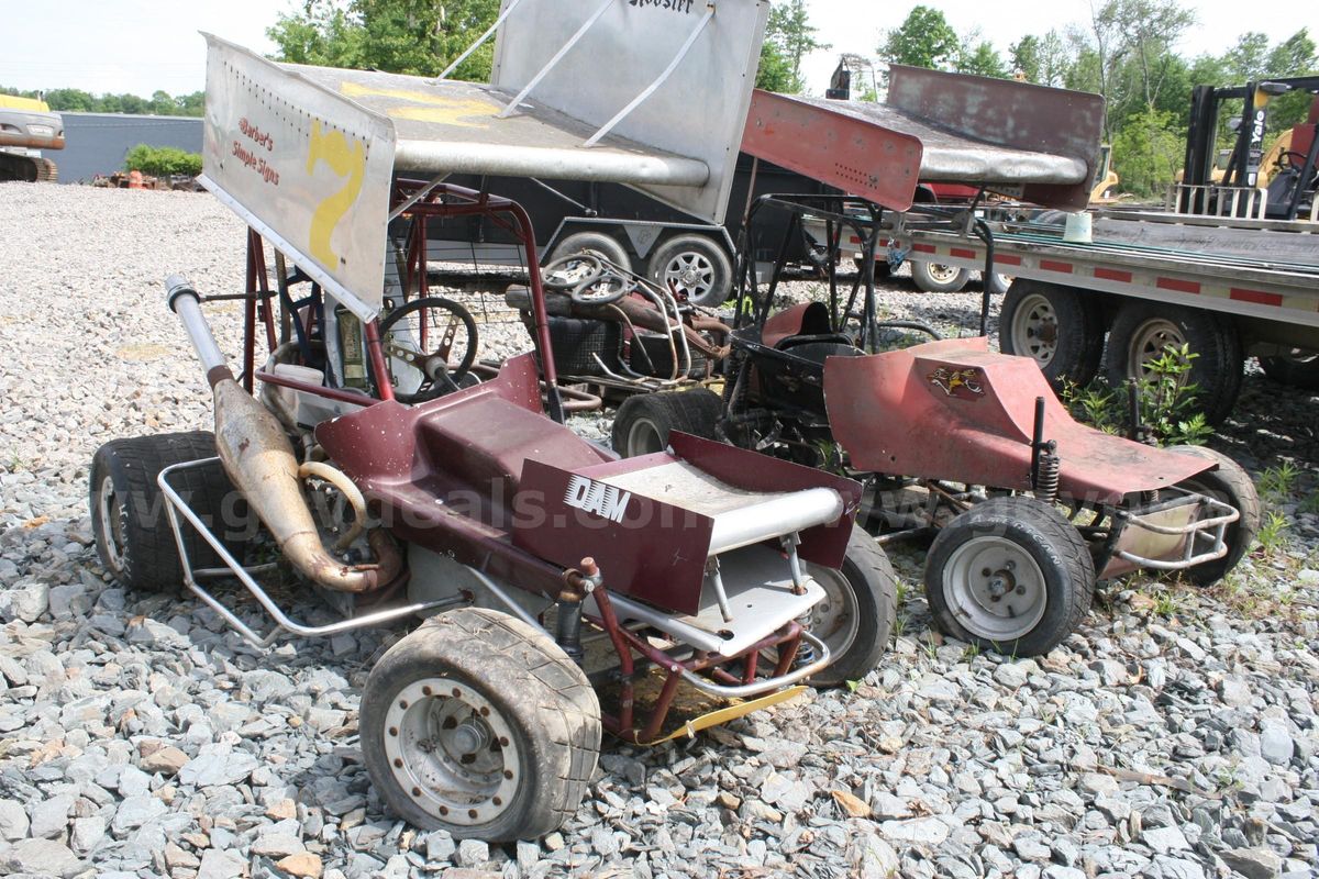 2 Sprint Cars 125CC + Extra Parts