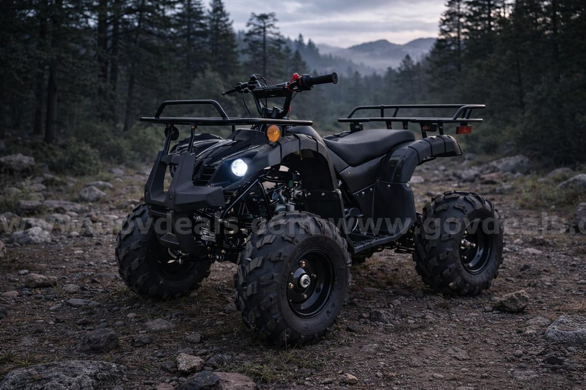 FREE SHIPPING - NEW 2025 - 125cc Utility ATV – Automatic w/ Reverse – Mid-Size Quad