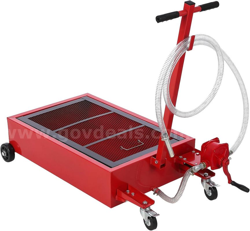 SHIPS FOR FREE Heavy-Duty Automotive Fluid Drain and Transfer Container with Manual Pump
