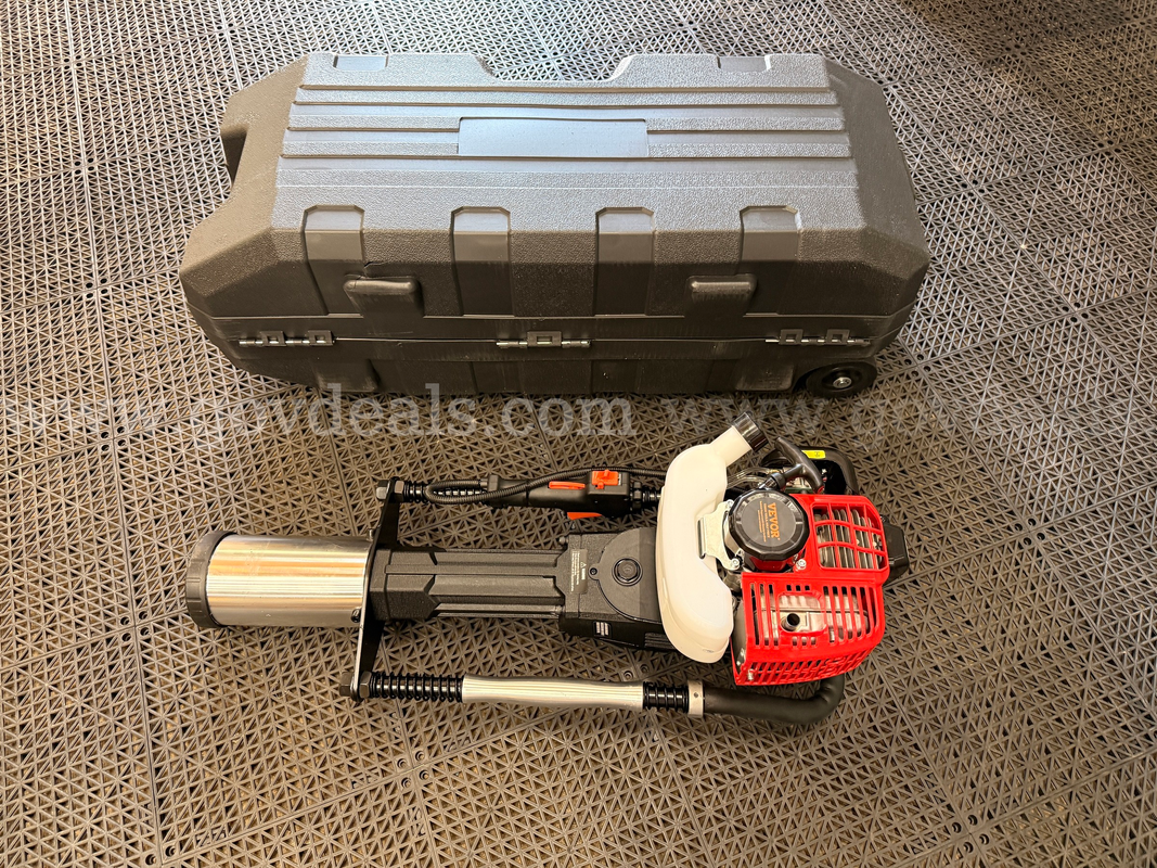 FREE SHIPPING - Gas Powered T Post Driver 52cc 1300W 3 Sleeve Heads