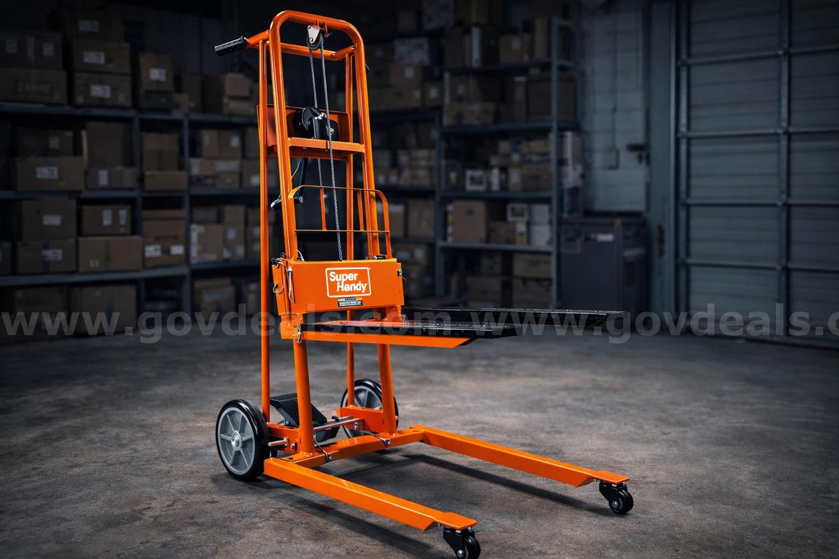 SHIPS FOR FREE SuperHandy Material Lift Stacker – 330 lb Capacity – 40" Lift Height