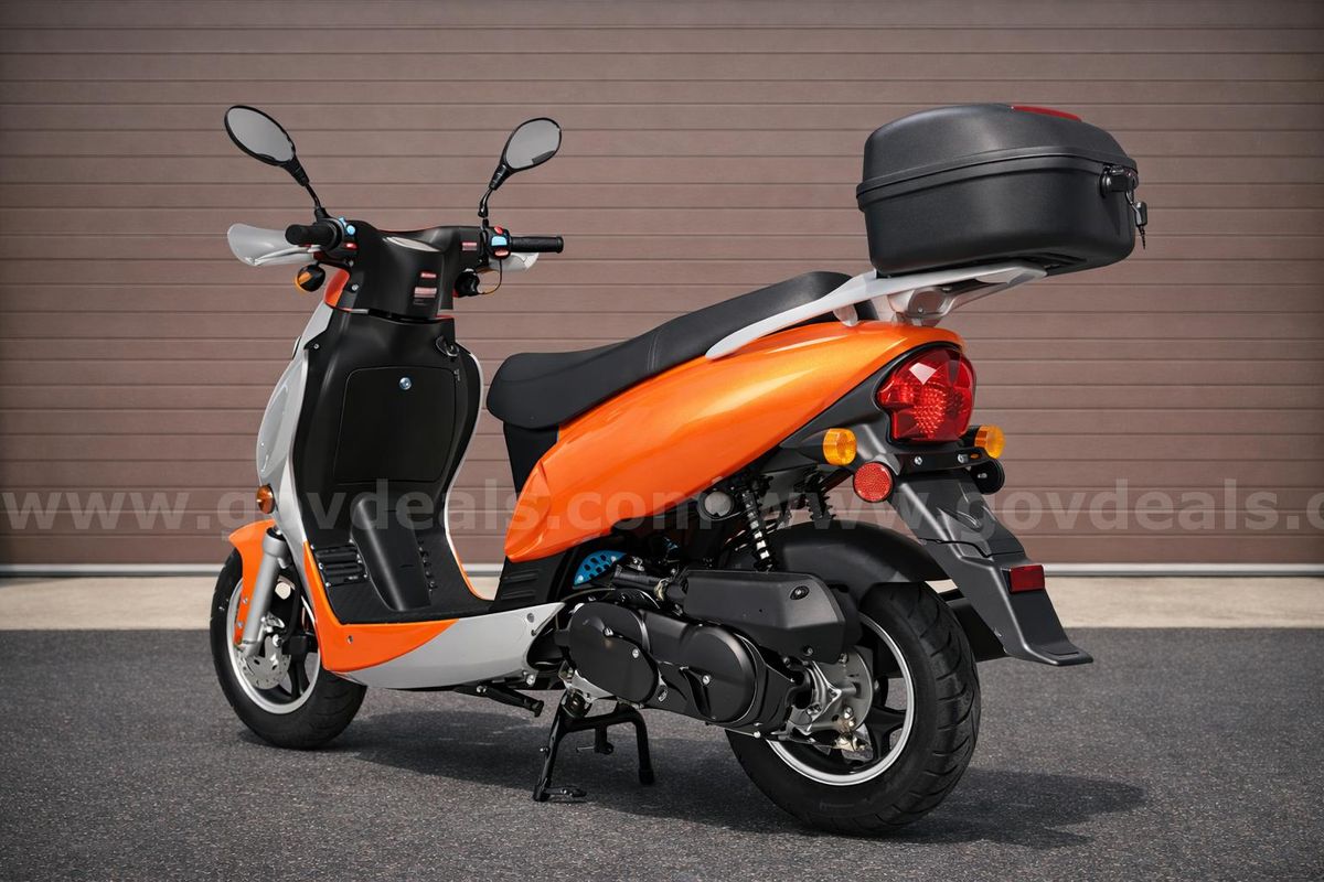Free Shipping 2025 New 50cc Gas Scooter Moped Automatic Street Style Bike