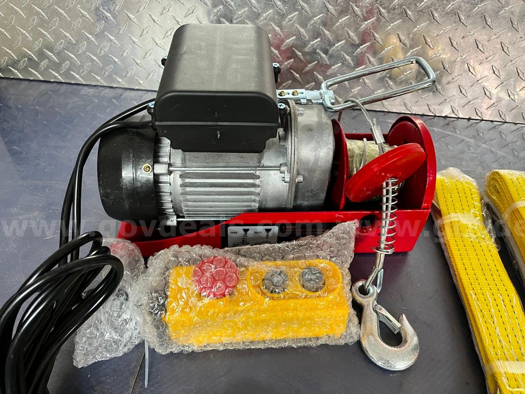 FREE SHIPPING New Electric Hoist w/ Remote Control 440 lb Capacity 110V Material Lift Tool