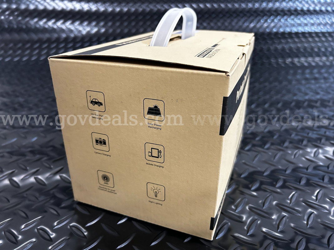 FREE SHIPPING – Portable Power Station 97Wh 120W Backup Lithium Battery with Solar Charging, Wireless Charger & LED Flas