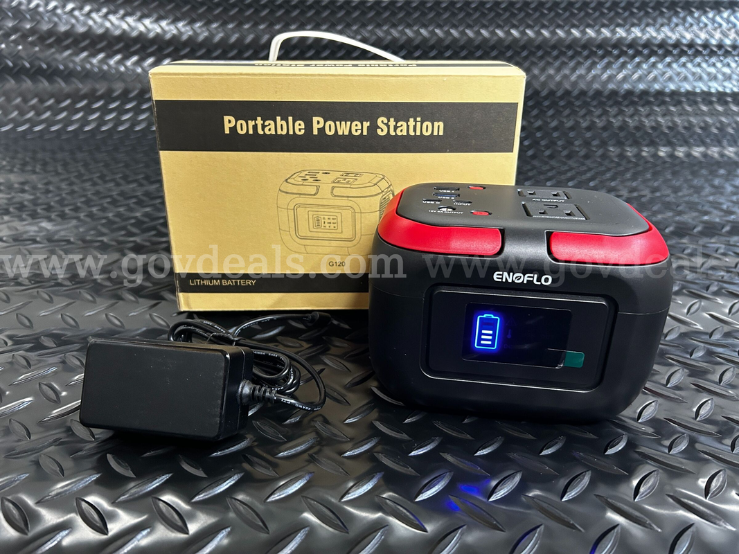 FREE SHIPPING – Portable Power Station 97Wh 120W Backup Lithium Battery with Solar Charging, Wireless Charger & LED