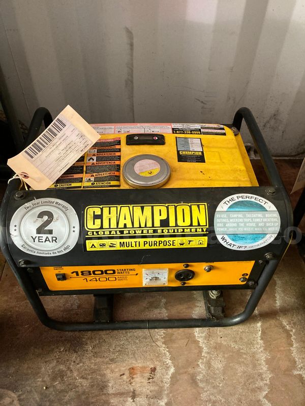 Champion 1800 Watt Generator