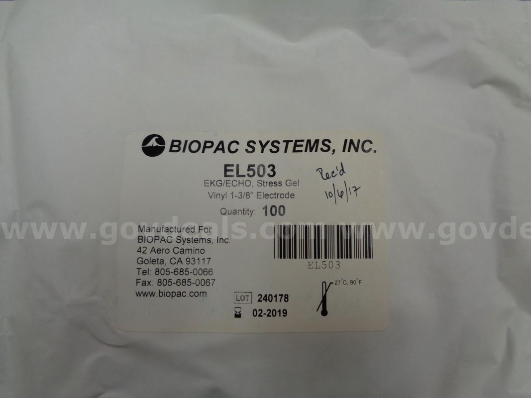 BIOPAC SYSTEMS - General-purpose Electrodes EL503