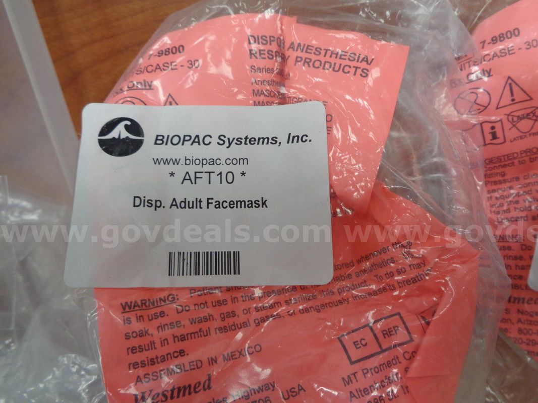 BIOPAC SYSTEMS - Disposable Adult Face Mask AFT 10