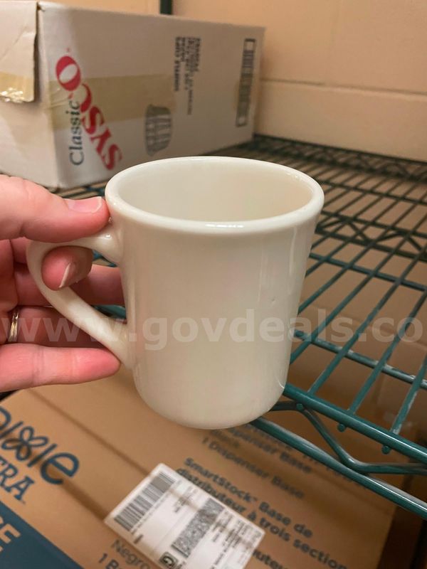 Lot of 8 oz. Ceramic Coffee Mugs