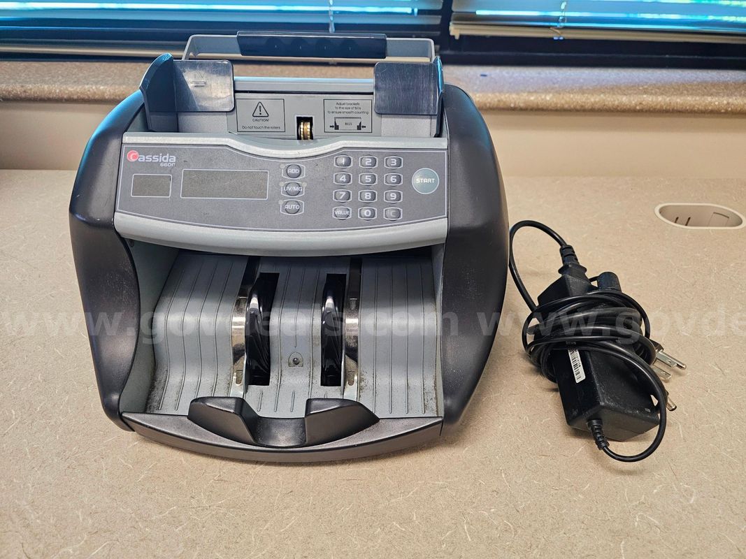 Cassida 6600 Series Currency Counter