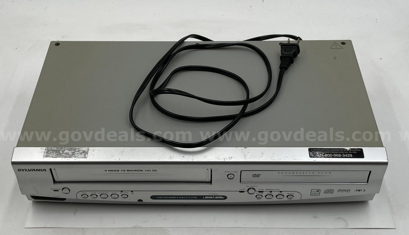 Sylvania DVD/CD Player with Video Cassette Recorder (Untested)