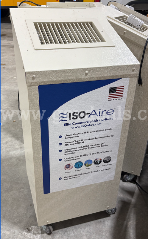 Lot of (15) ISO-Aire Commercial Air Purifiers
