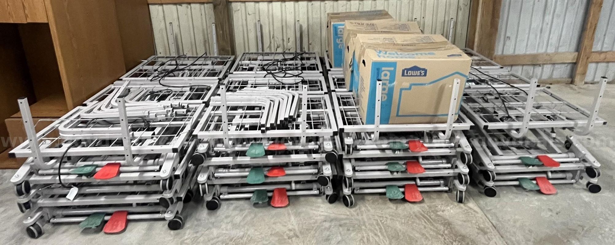 Lot of 11 Hospital Beds and Mattresses