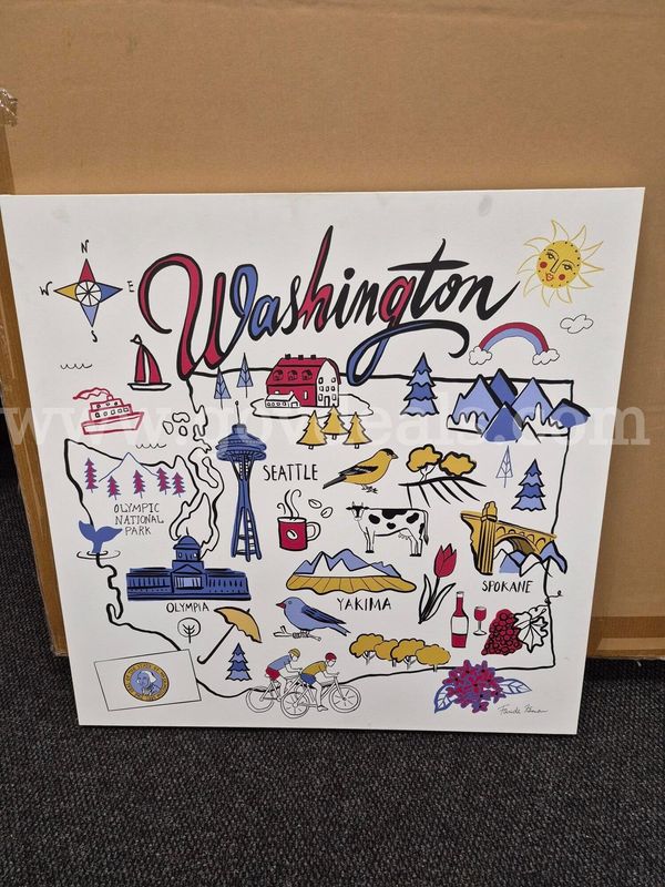 Washington art print