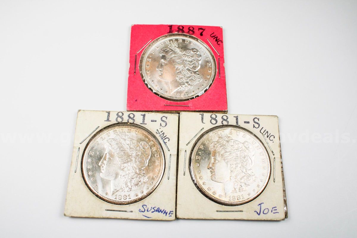 Uncirculated Morgan Dollars