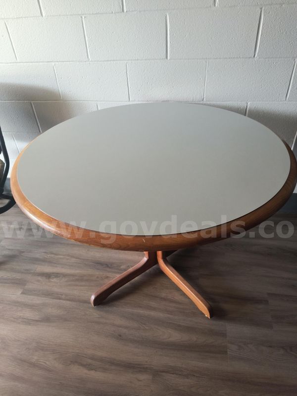 Wooden White Top Table