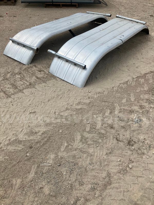 FENDERS- class A truck Fenders-- Stripe Pattern Fender Set