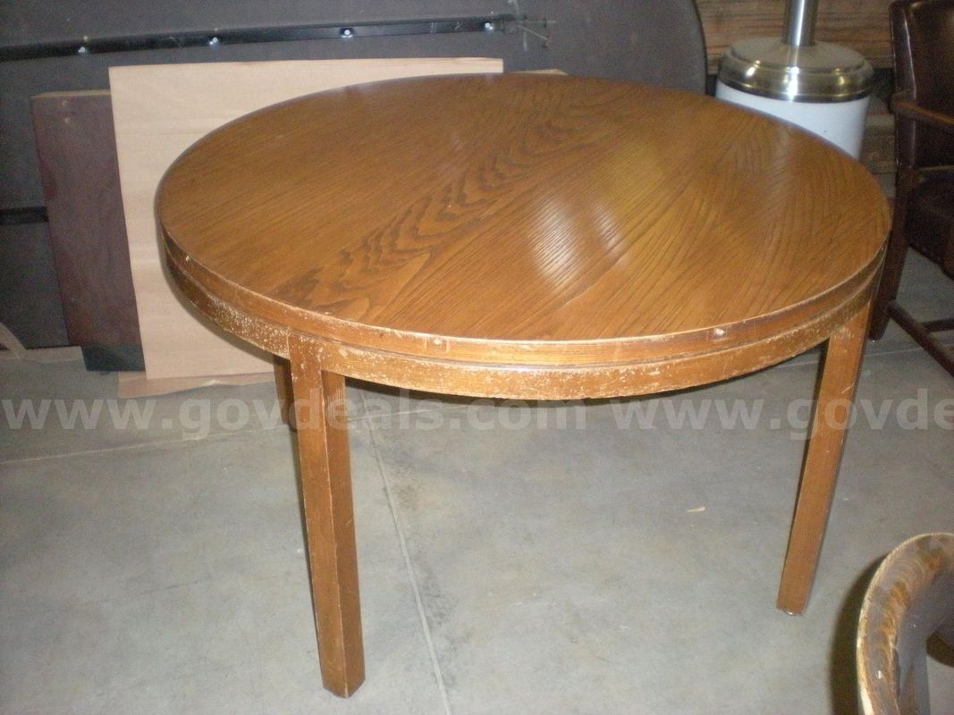 Round Wooden Table