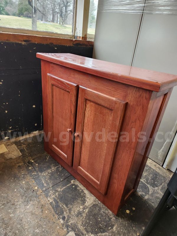 Traditional 2-Door Wood Storage Cabinet
