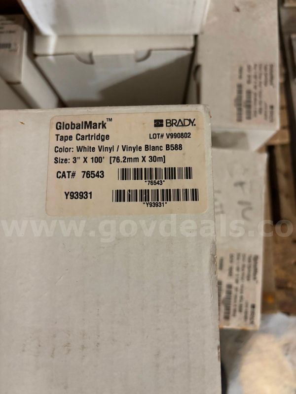 Assorted Lot of Tape for Brady Printers