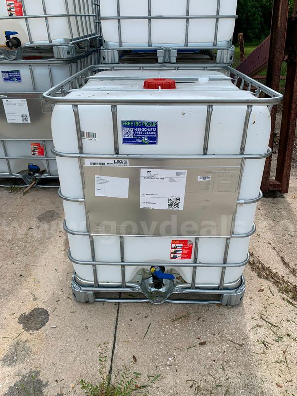 tanks and pallets