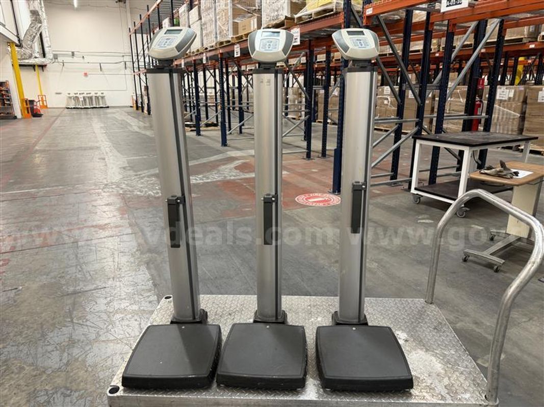 Healthometer 600kl Heavy Duty Scale With Height Rod X 3