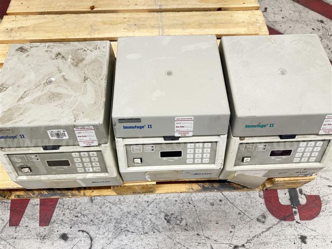 Baxter Immufuge Ii Centrifuge, Sn#12507, 63361, 63364