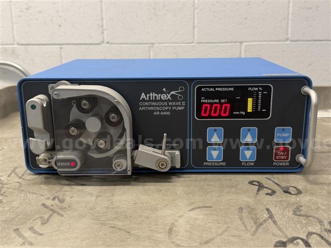 Arthrex Ar-6400 Continuous Wave Ii Arthroscopy Pump, Sn#003709