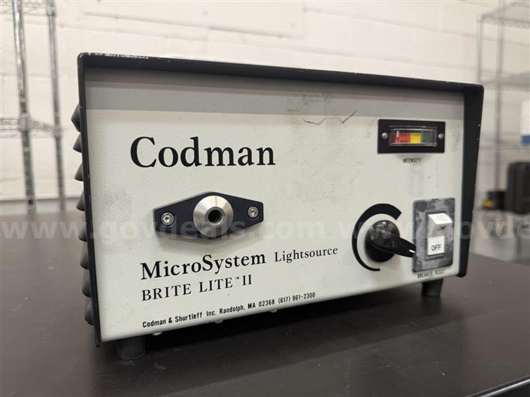 Codman Brite Lite Ii Microsystem Lightsource