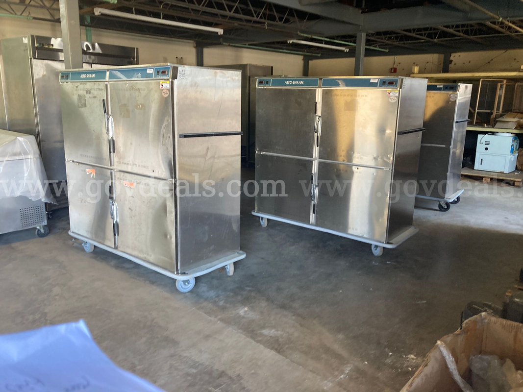 Lot of 3 Alto Shaam Food Holding Carts