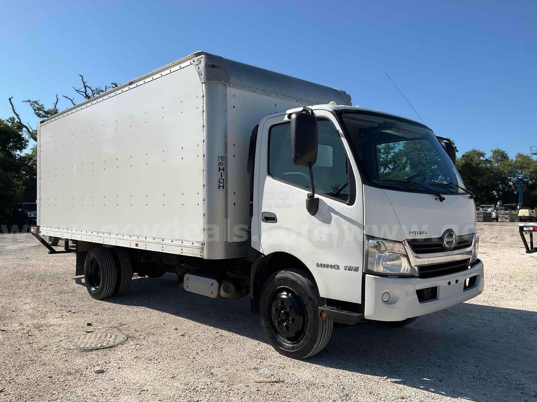 2020 Hino 195 Box Truck With Supreme Corporation Box Body Model Svf18079096; Automatic Transmission