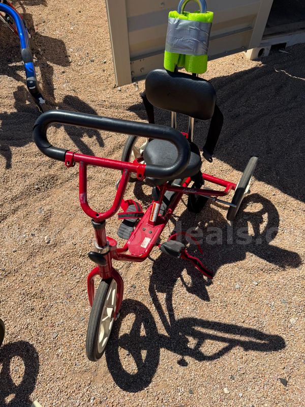 Red Rifton Rustler adaptive tricycle