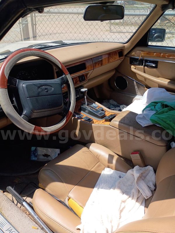 white 1995 jag xjs convertible