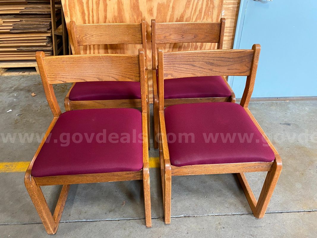 Chair With Rocker Base (Lot of 4)