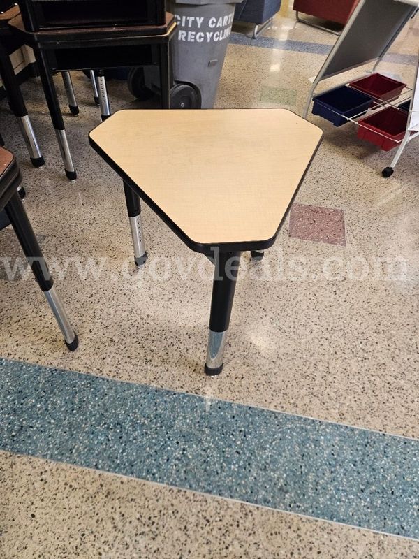 Triagular School desks
