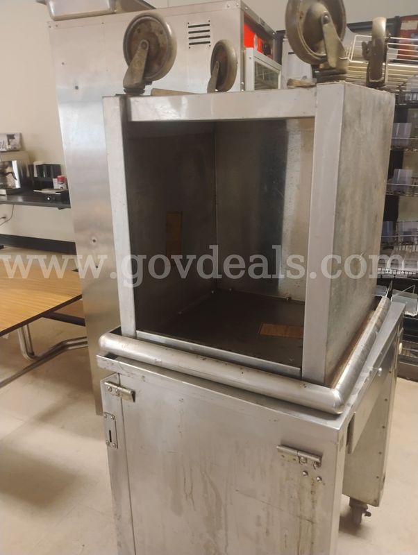 Cashiers stand stainless w/cooler container