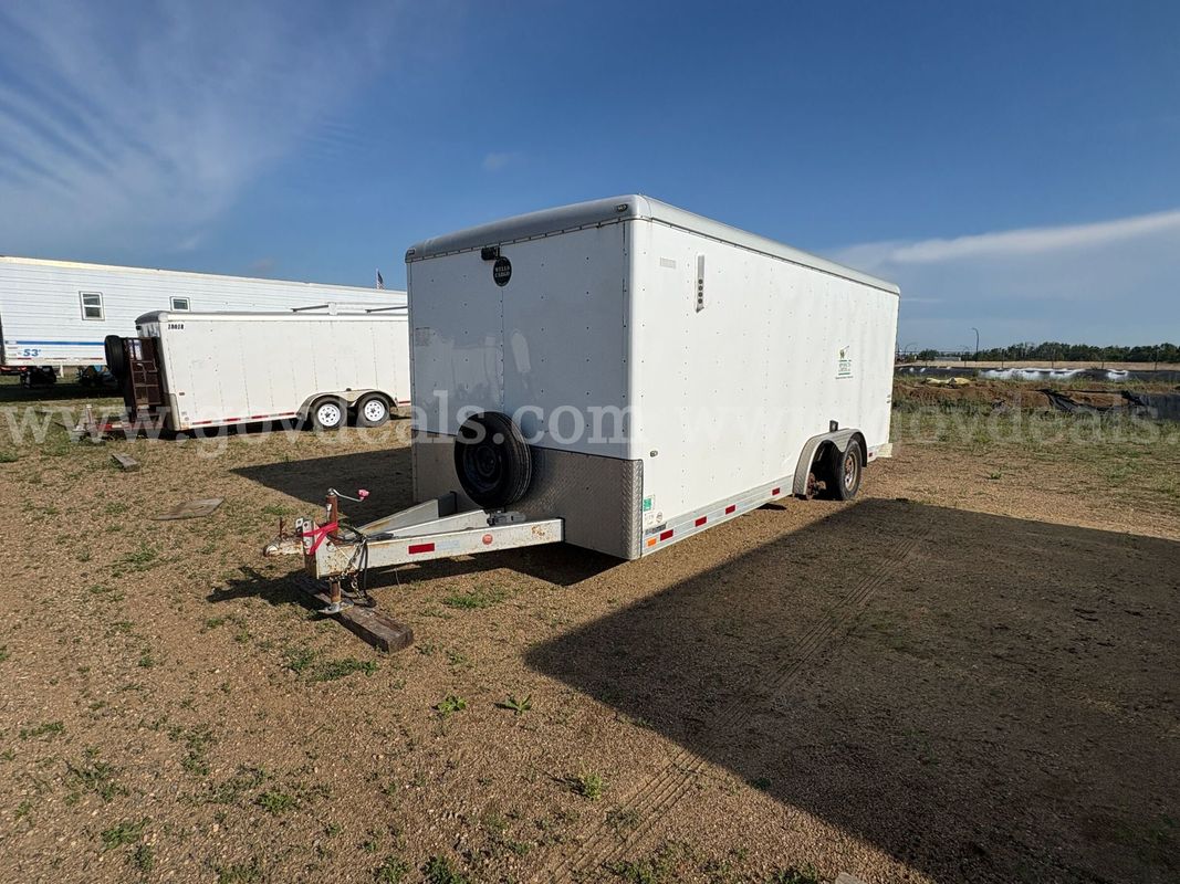 2012 Wells Cargo EW1822 8 X 18 FT T/A Enclosed Trailer
