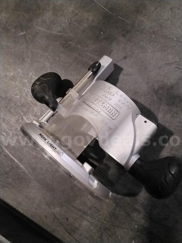 Craftsman Plunge Base Router