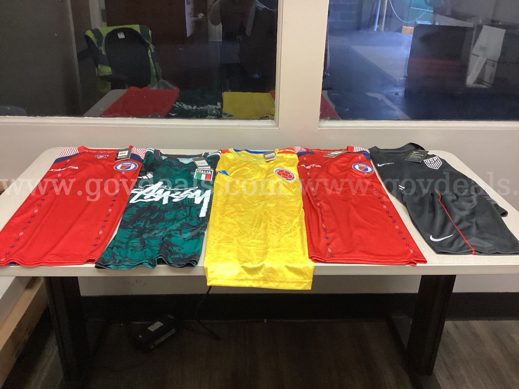 Lot of 5 Soccer Jerseys