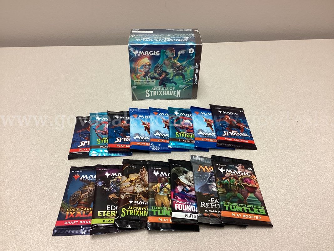 Magic the Gathering Secrets of Strixhaven Draft Night, 15 Booster Packs