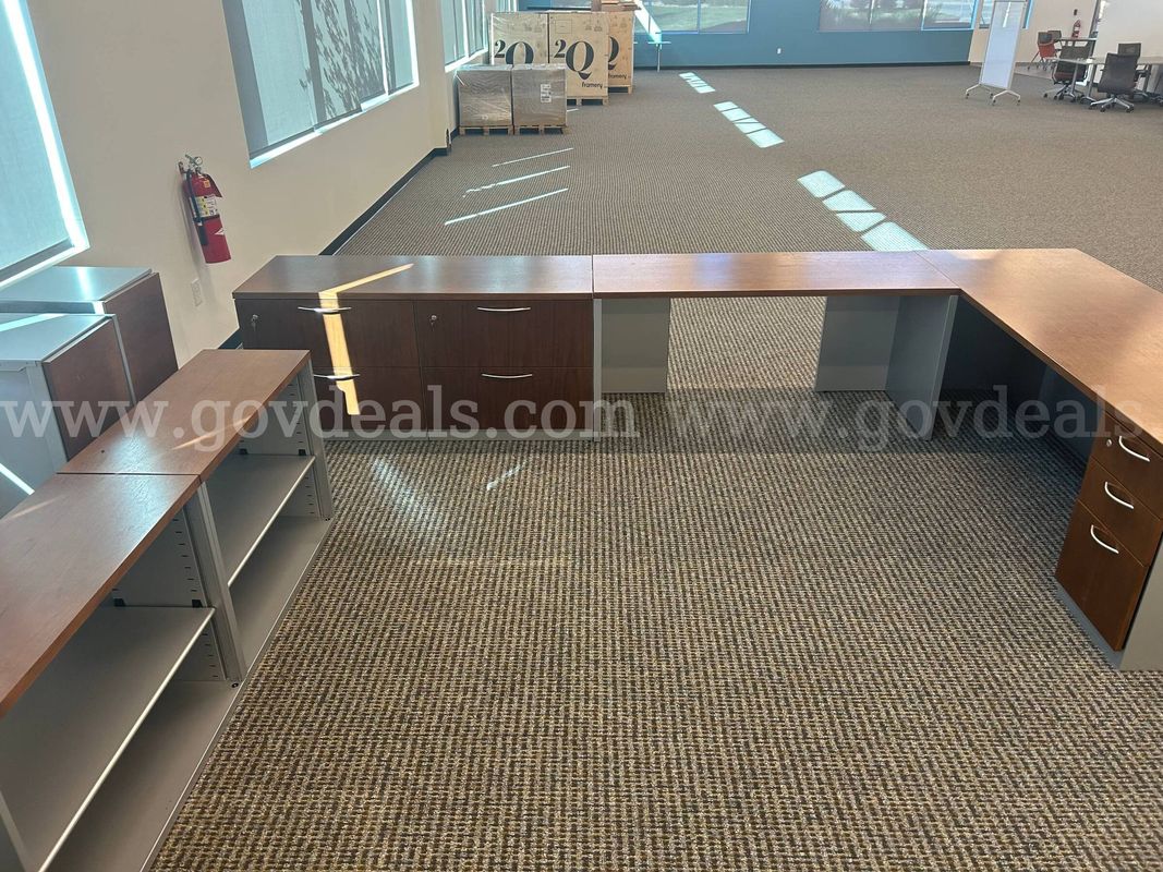 Steelcase Office Desk Set, 7 pcs