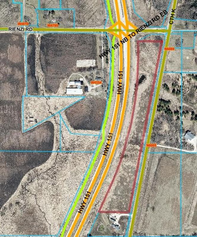 8+/- acres at Rienzi Rd and CTH K
