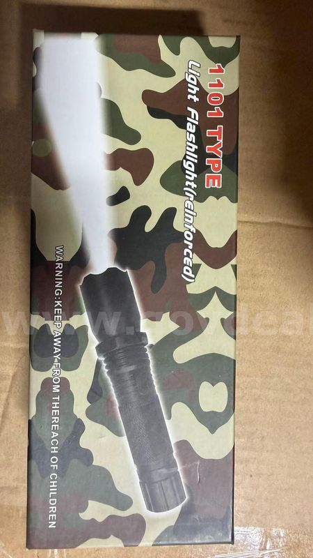 SHIPPING AVAILABLE Rechargeable High Voltage Stun Flashlight with LED Light （31-01）