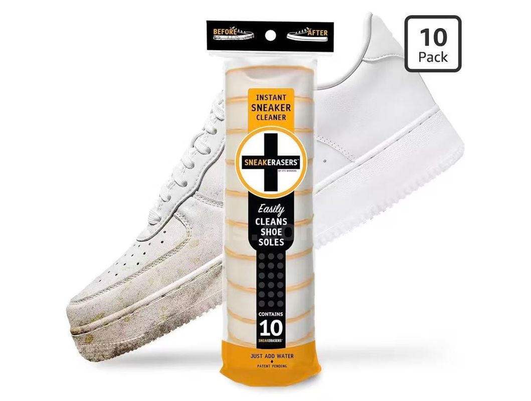 SHIPPING AVAILABLE Instant Sneaker Cleaner, Premium Shoe Cleaning Kit for Sneakers, Dual-Sided Sponges (200 Pack) （5-01）