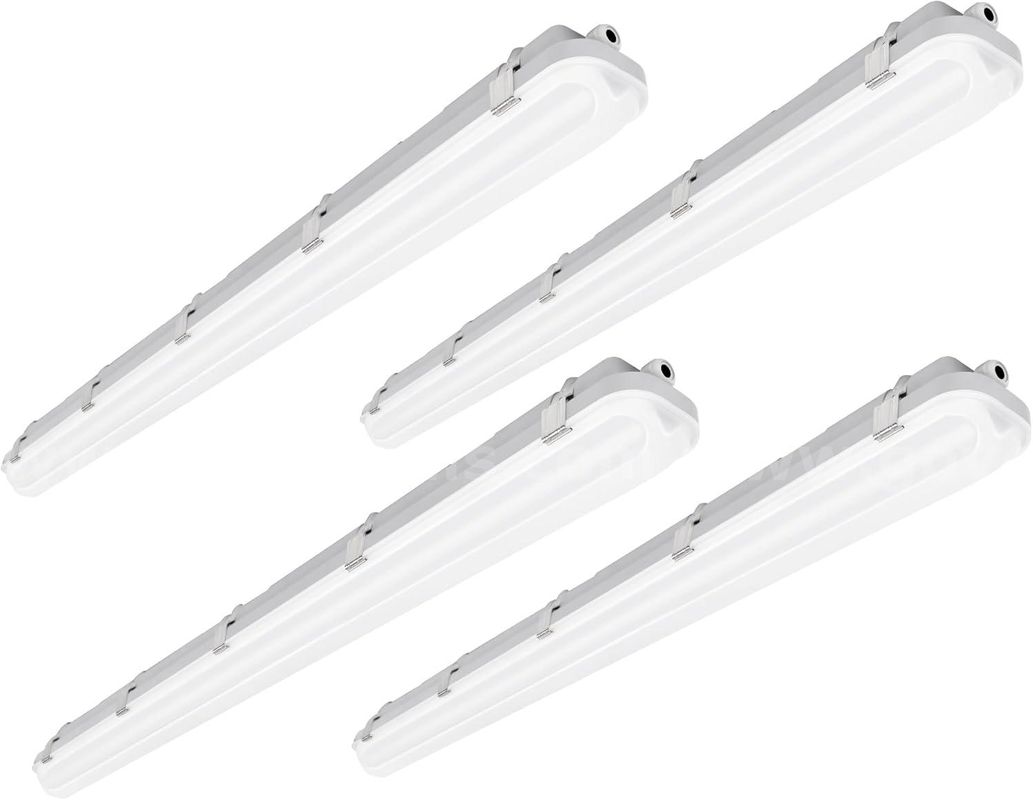 SHIPPING AVAILABLE hykolity 4 Pack 4FT LED Vapor Tight Light, 60W Vapor Light Fixture, 6000K CCT, 130lm/W(5-02)