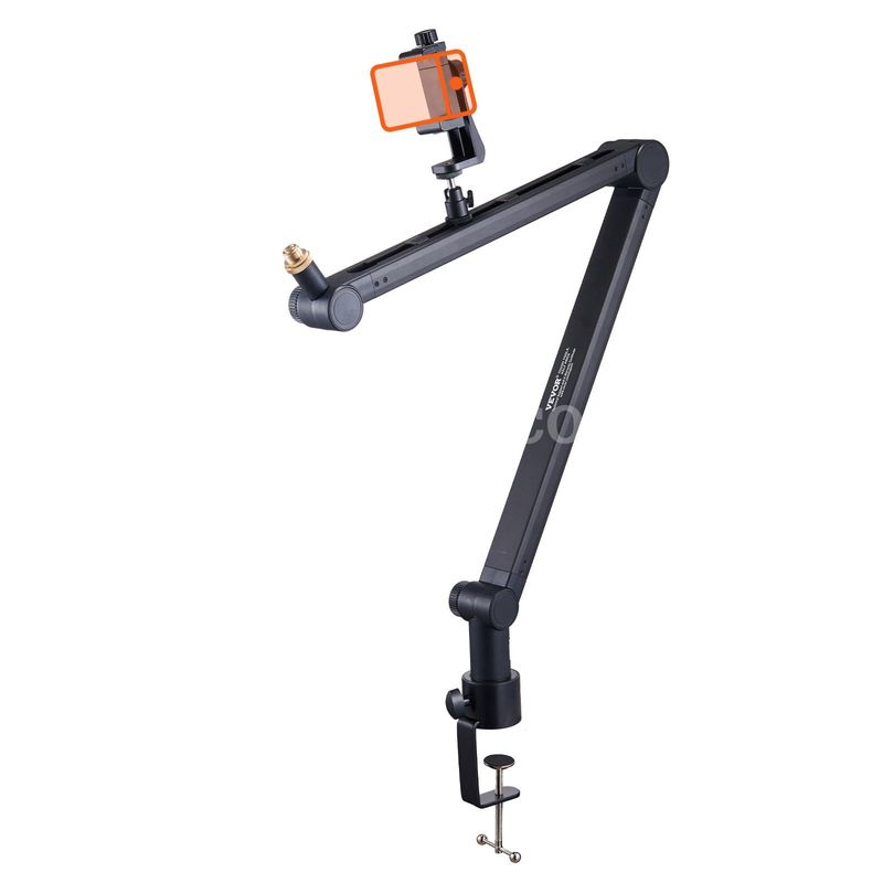 SHIPPING AVAILABLE Microphone Boom Arm with Desk Mount, 360° Rotatable, Adjustable Mic Stand with 3/8" to 5/8" (7-J)
