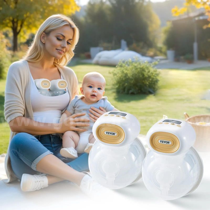 SHIPPING AVAILABLE Breast Pump, Wearable Electric Breast Pumps Hands Free, 4 Mode & 12 Levels, 300mmHg Strong(A-1)